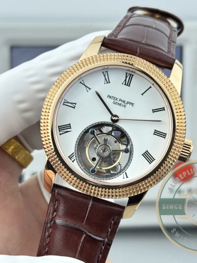 Superclone Patek Philippe Grand Complications 42mm Tourbillon White Dial - Luxury Replica Watch