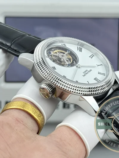 Superclone Patek Philippe Grand Complications 42mm Tourbillon White Dial - Swiss-Made Clone Watch