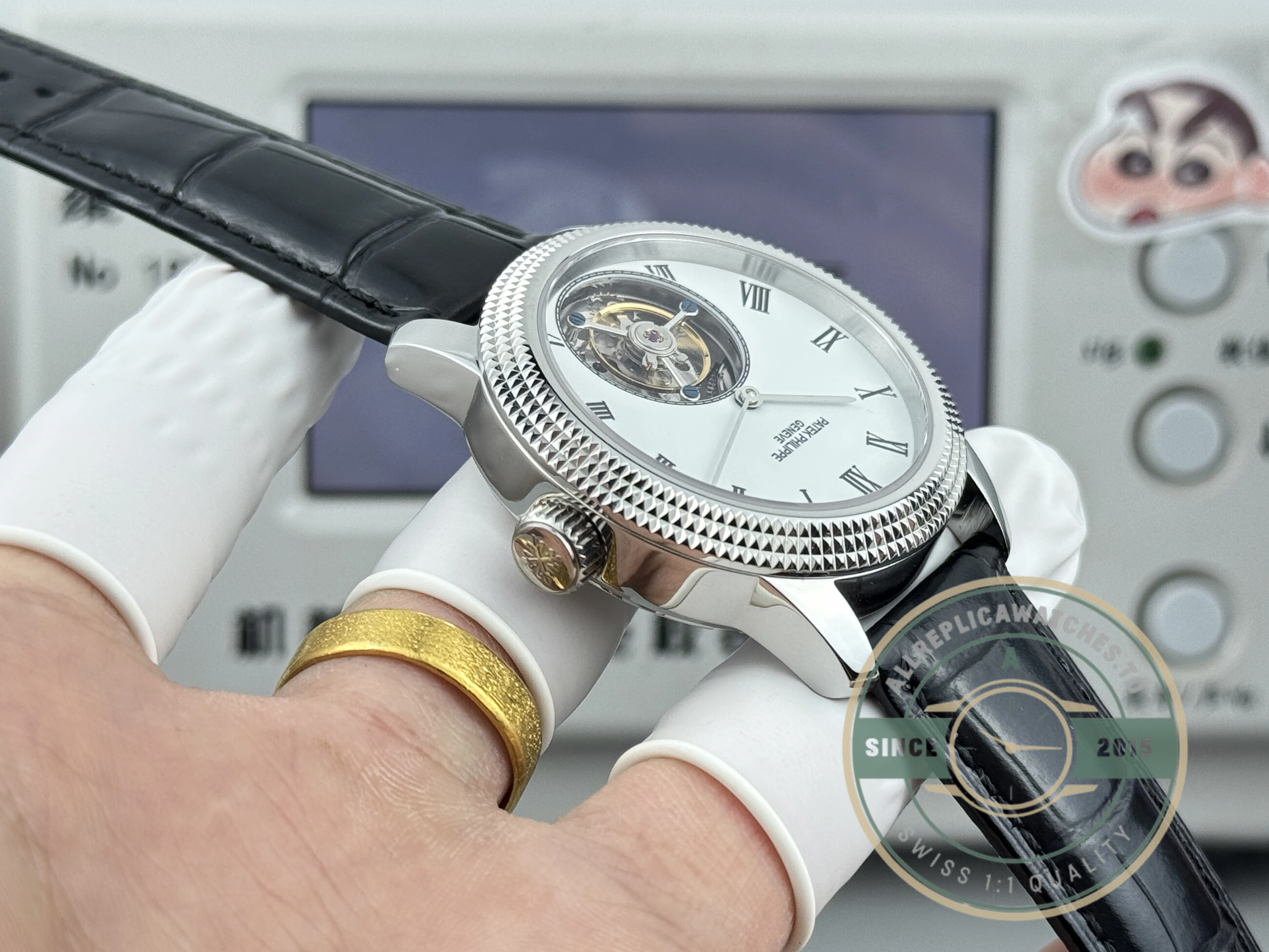 Superclone Patek Philippe Grand Complications 42mm Tourbillon White Dial - Swiss-Made Clone Watch