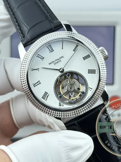 Superclone Patek Philippe Grand Complications 42mm Tourbillon White Dial - Premium Super Clone Watch