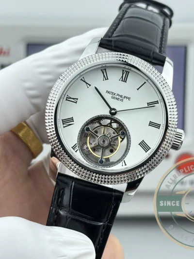 Superclone Patek Philippe Grand Complications 42mm Tourbillon White Dial - Premium Super Clone Watch