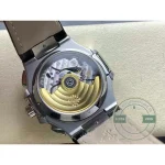 Superclone Patek Philippe Nautilus 5980-4R Leather Strap 40.5mm White Dial - Premium Super Clone Watch