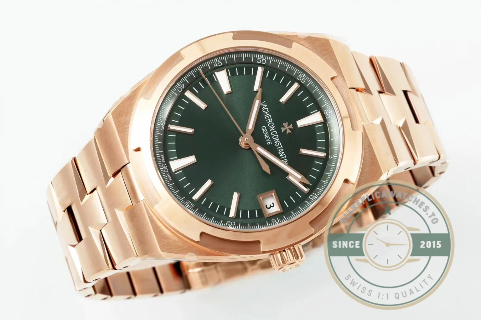 Superclone Vacheron Constantin Overseas 41mm Green Dial 4520V210R-B967 - Best Quality Replica Watch