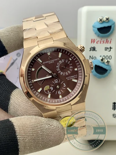 Superclone Vacheron Constantin Overseas 47450B01R-9229 Brown Dial 42.5mm - 1:1 Swiss Replica Watch