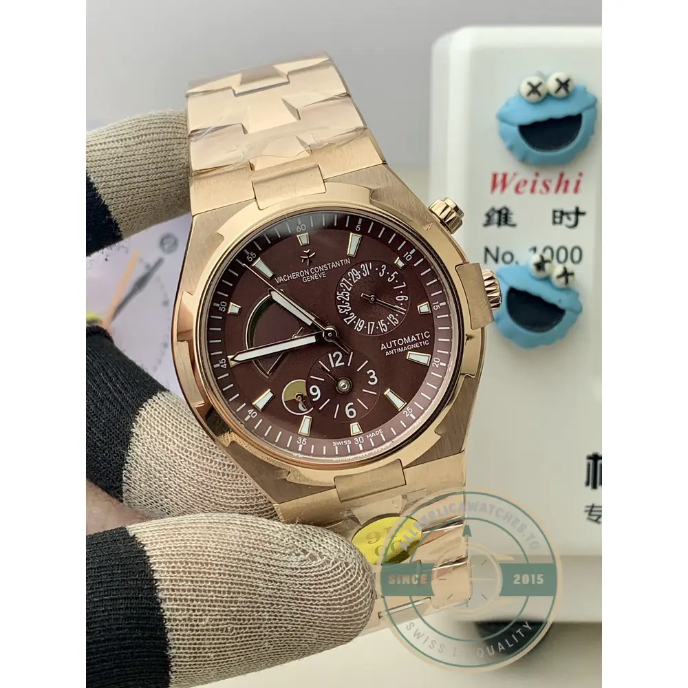 Superclone Vacheron Constantin Overseas 47450B01R-9229 Brown Dial 42.5mm - 1:1 Swiss Replica Watch