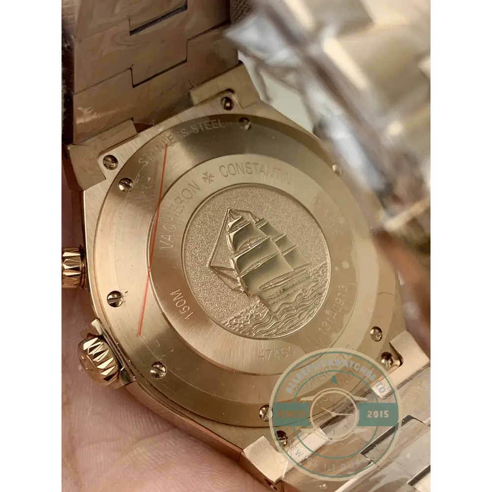 Superclone Vacheron Constantin Overseas 47450B01R-9229 Brown Dial 42.5mm - Swiss-Made Clone Watch
