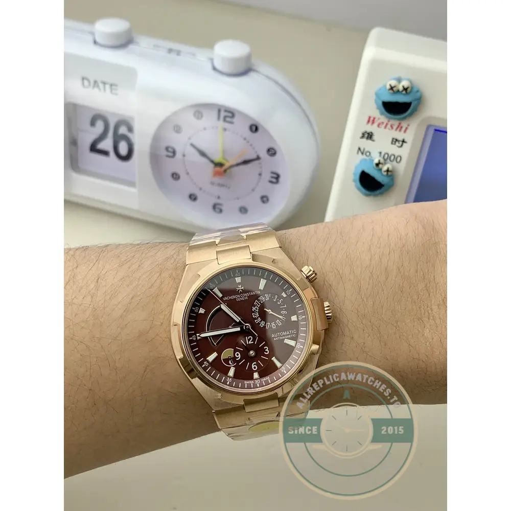 Superclone Vacheron Constantin Overseas 47450B01R-9229 Brown Dial 42.5mm - Budget Luxury Replica Watch