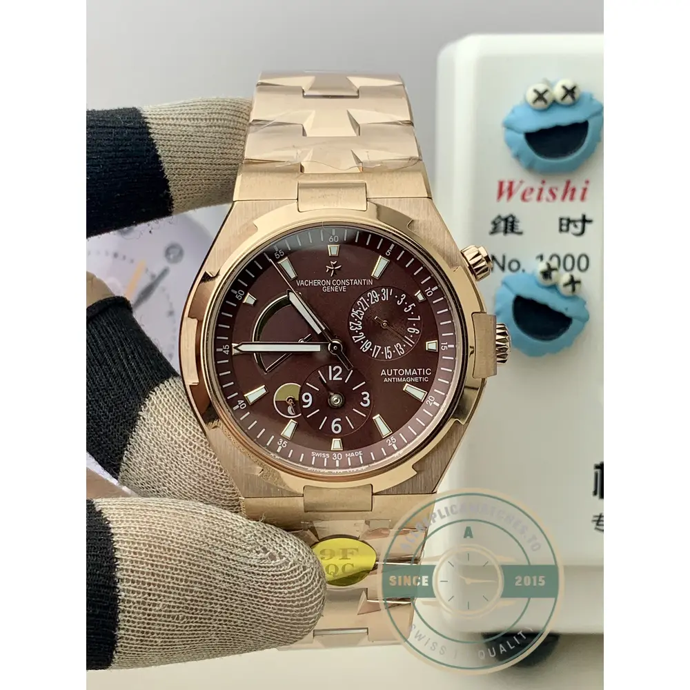 Superclone Vacheron Constantin Overseas 47450B01R-9229 Brown Dial 42.5mm - Best Quality Replica Watch