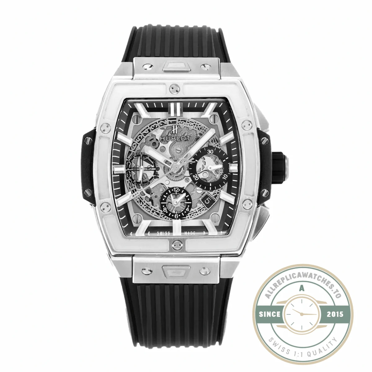 Swiss Clone Hublot Spirit of Big Bang Titanium Skeleton 642.NX.0170.RX - Luxury Replica Watch