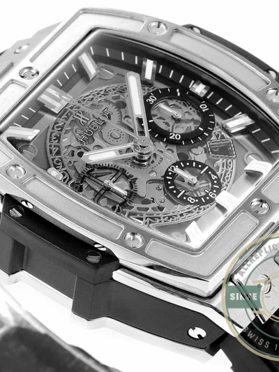 Swiss Clone Hublot Spirit of Big Bang Titanium Skeleton 642.NX.0170.RX - Premium Super Clone Watch