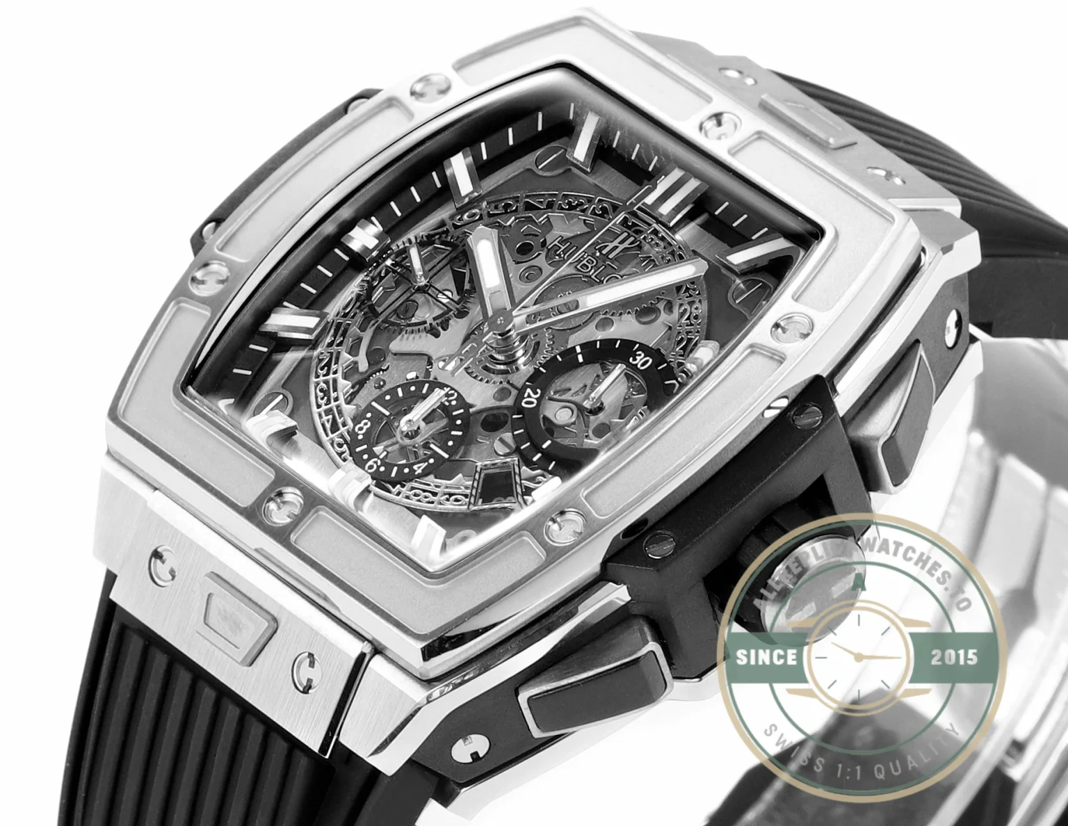 Swiss Clone Hublot Spirit of Big Bang Titanium Skeleton 642.NX.0170.RX - Factory Super Clone Watch