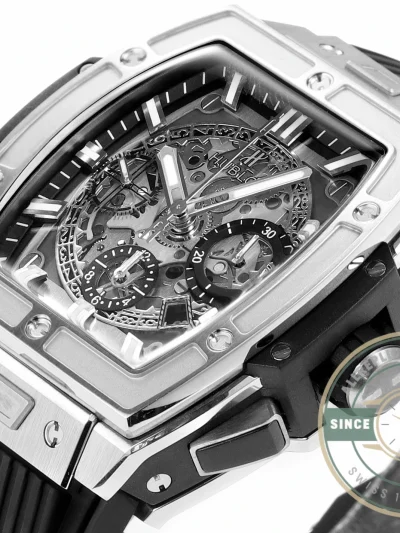 Swiss Clone Hublot Spirit of Big Bang Titanium Skeleton 642.NX.0170.RX - Factory Super Clone Watch