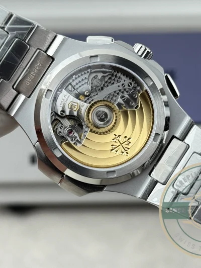Swiss Clone Nautilus 5990R-002 Travel Time 40.5mm Black Dial - Swiss-Made Clone Watch