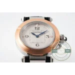 Swiss Clone Pasha de Cartier 35 mm Rose Gold WGPA0014 - Factory Super Clone Watch