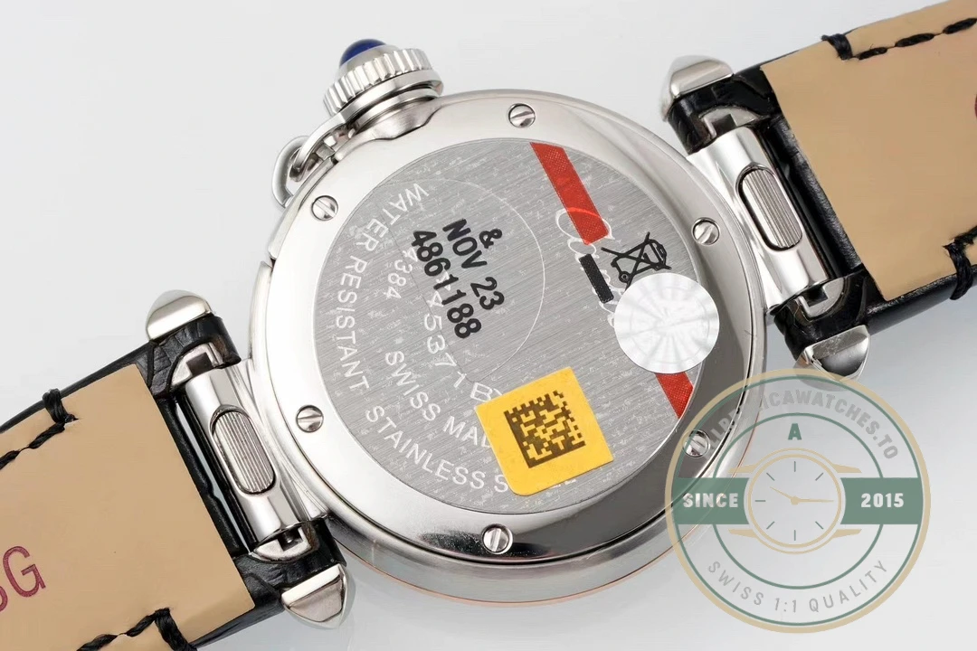 Swiss Clone Pasha de Cartier 35 mm Rose Gold WGPA0014 - Best Quality Replica Watch
