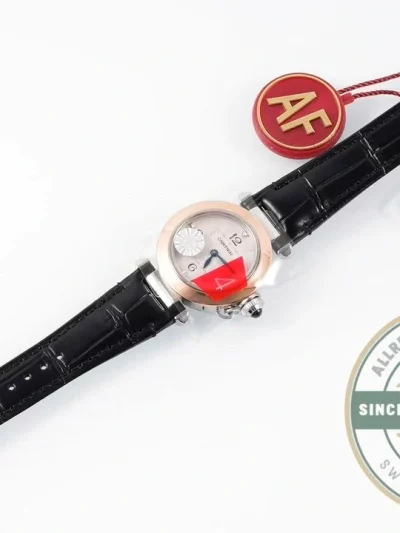 Swiss Clone Pasha de Cartier 35 mm Rose Gold WGPA0014 - Luxury Replica Watch