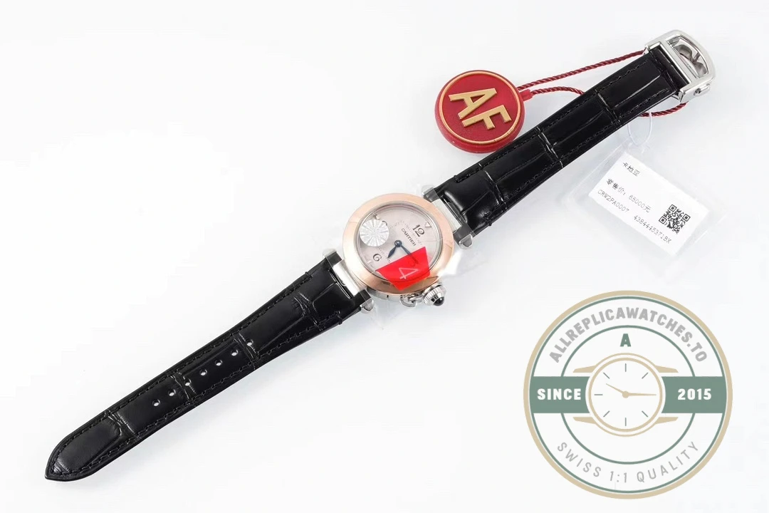 Swiss Clone Pasha de Cartier 35 mm Rose Gold WGPA0014 - Luxury Replica Watch