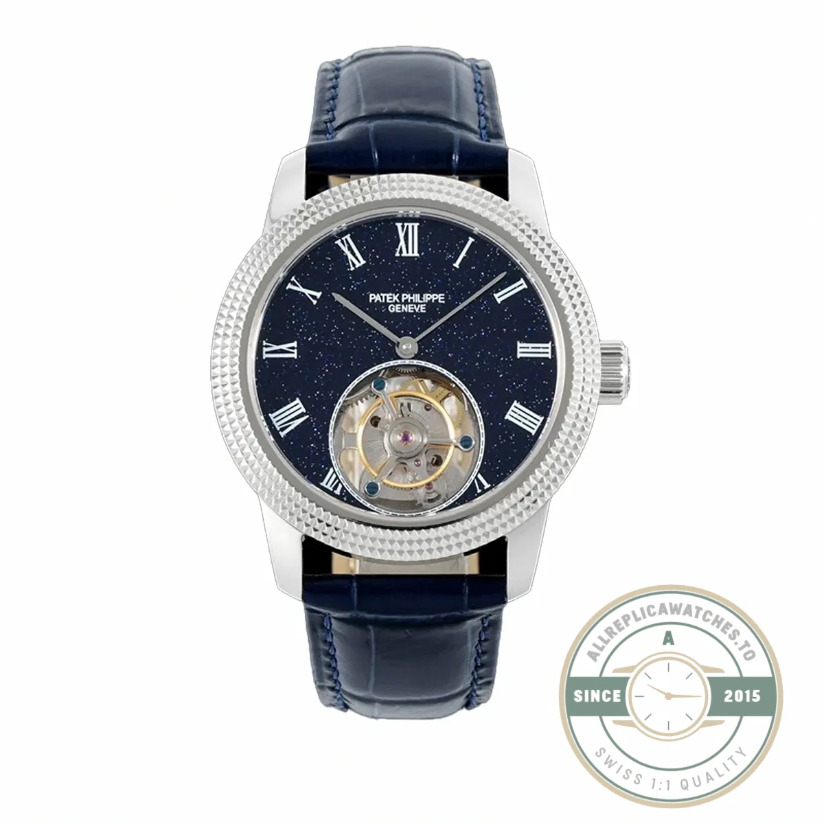 Swiss Clone Patek Philippe Grand Complications 42mm Tourbillon Night Sky Dial - Budget Luxury Replica Watch