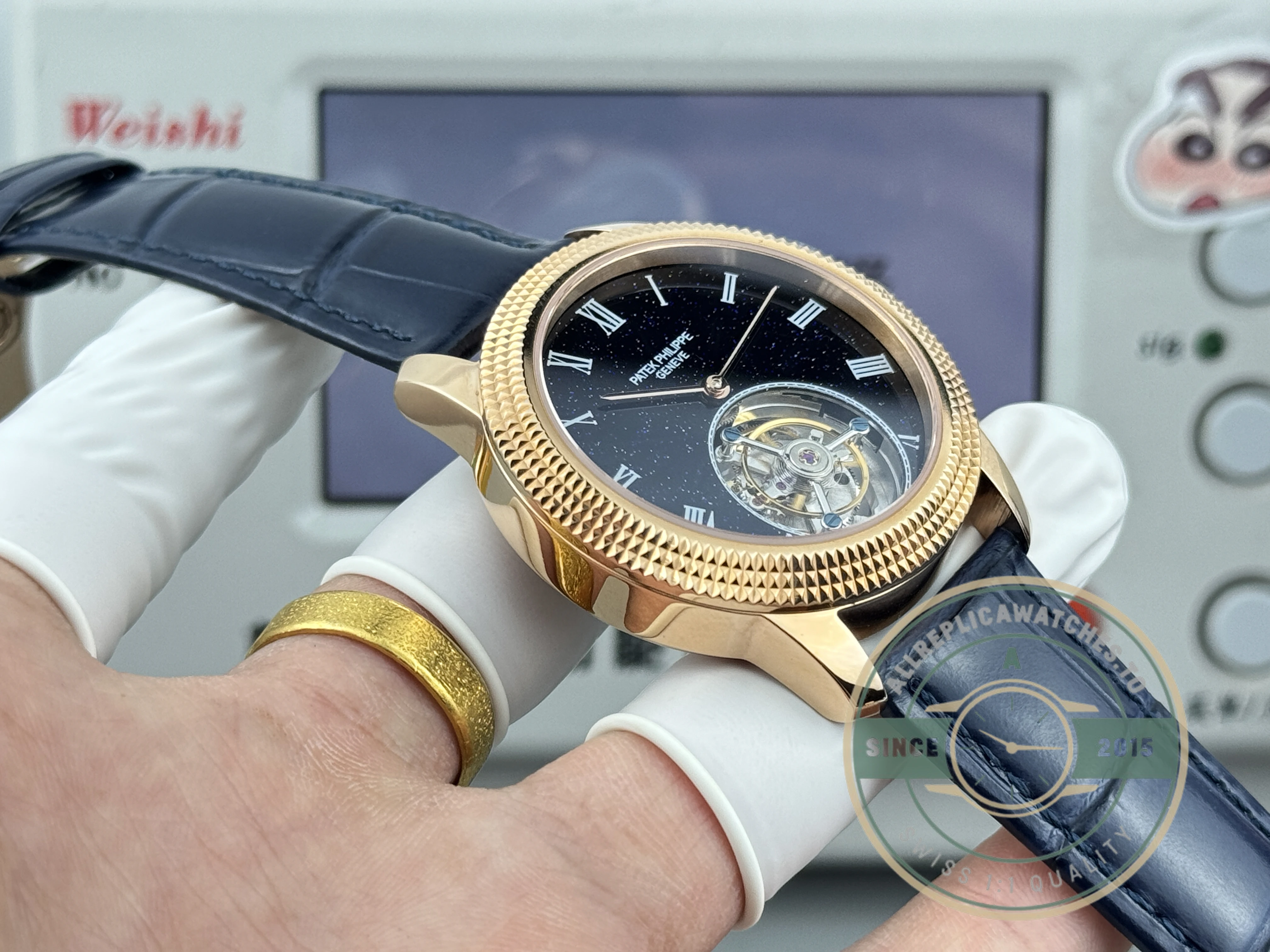 Swiss Clone Patek Philippe Grand Complications 42mm Tourbillon Night Sky Dial - Affordable Luxury Replica Timepiece