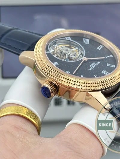 Swiss Clone Patek Philippe Grand Complications 42mm Tourbillon Night Sky Dial - Luxury Replica Watch