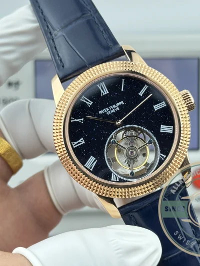 Swiss Clone Patek Philippe Grand Complications 42mm Tourbillon Night Sky Dial - Factory Super Clone Watch