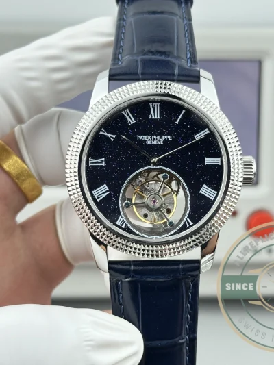 Swiss Clone Patek Philippe Grand Complications 42mm Tourbillon Night Sky Dial - High-Grade Replica Watch