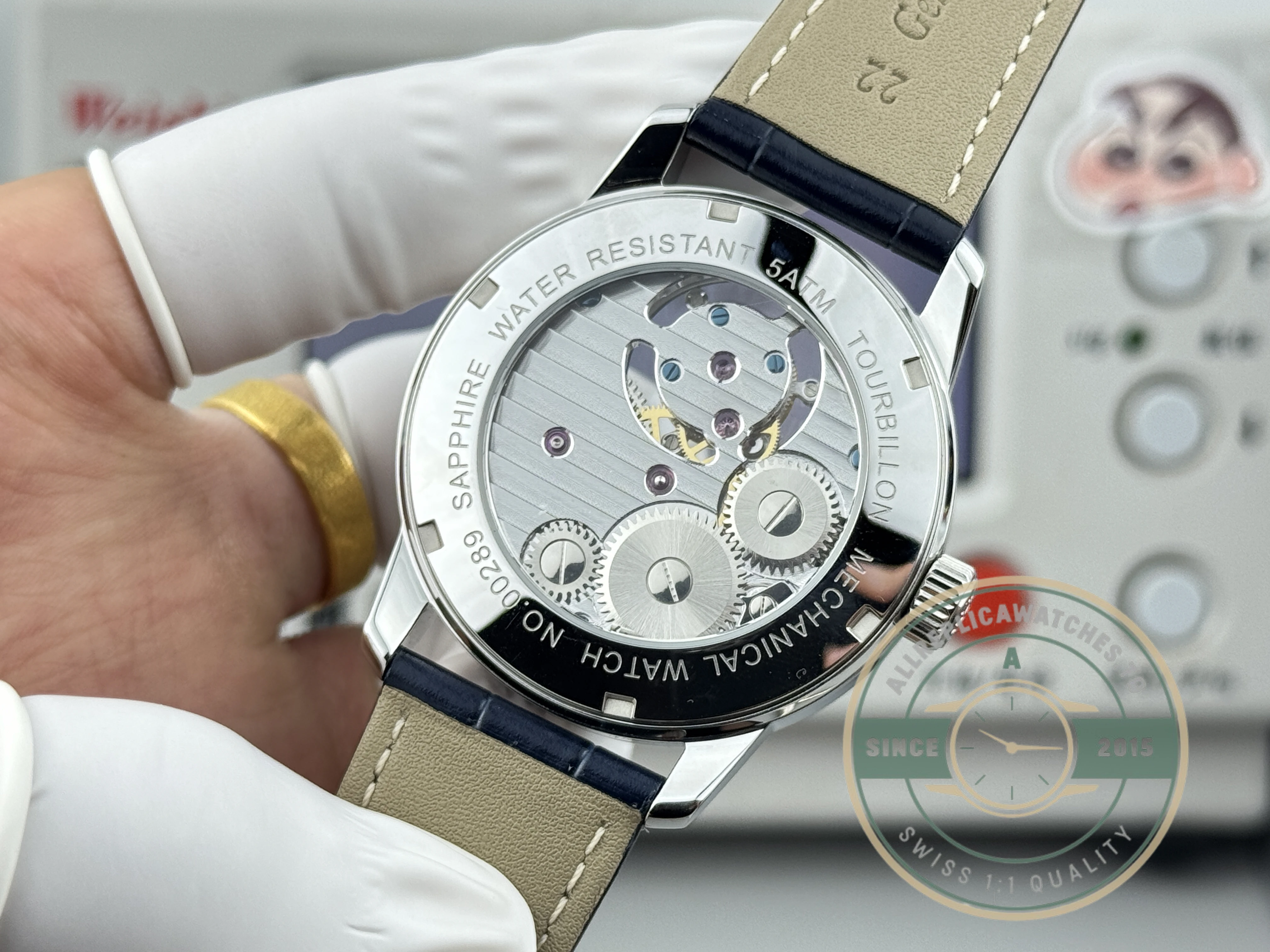 Swiss Clone Patek Philippe Grand Complications 42mm Tourbillon Night Sky Dial - Best Quality Replica Watch