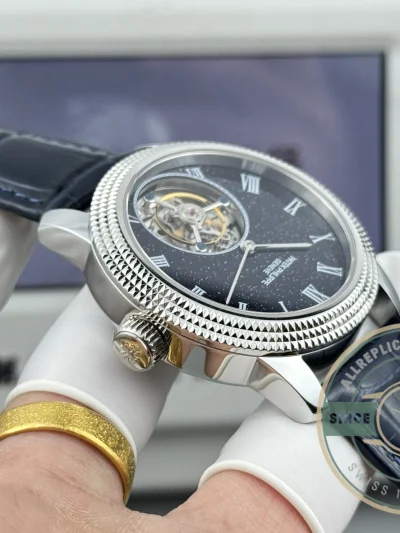 Swiss Clone Patek Philippe Grand Complications 42mm Tourbillon Night Sky Dial - Top-Tier Swiss Replica Watch