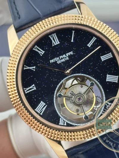 Swiss Clone Patek Philippe Grand Complications 42mm Tourbillon Night Sky Dial - Factory Super Clone Watch
