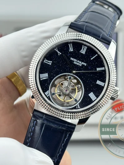 Swiss Clone Patek Philippe Grand Complications 42mm Tourbillon Night Sky Dial - Swiss-Made Clone Watch