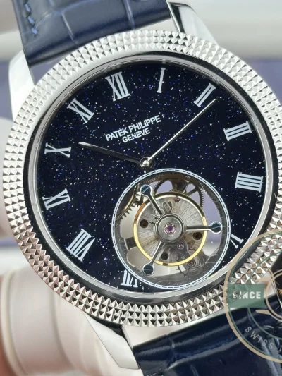 Swiss Clone Patek Philippe Grand Complications 42mm Tourbillon Night Sky Dial - Top-Tier Swiss Replica Watch
