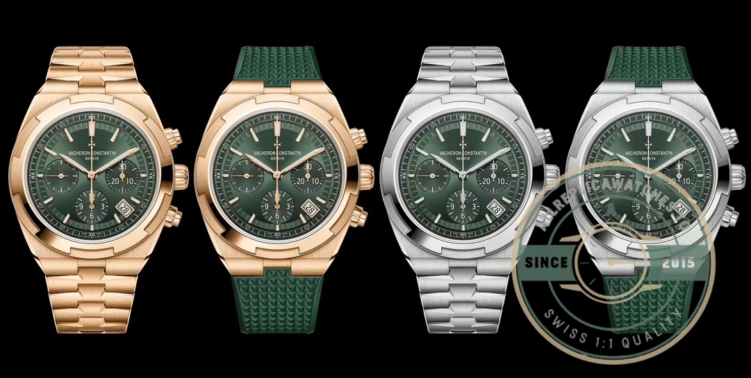 Swiss Clone Vacheron Constantin Overseas 5520V210R-B966 Green Dial - Affordable Super Clone Watch