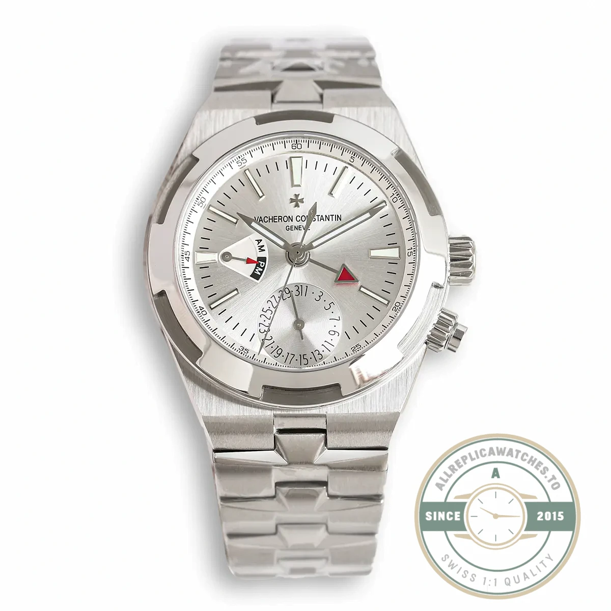 Swiss Clone Vacheron Constantin Overseas Silver 7900V110A-B333 - Swiss Movement Replica Watch