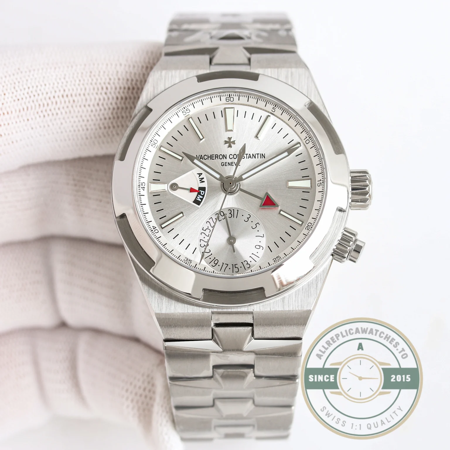 Swiss Clone Vacheron Constantin Overseas Silver 7900V110A-B333 - Affordable Luxury Replica Timepiece