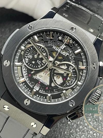 Swiss Replica Hublot Classic Fusion Aerofusion 525.CM.0170.RX Black Dial - Top-Tier Swiss Replica Watch