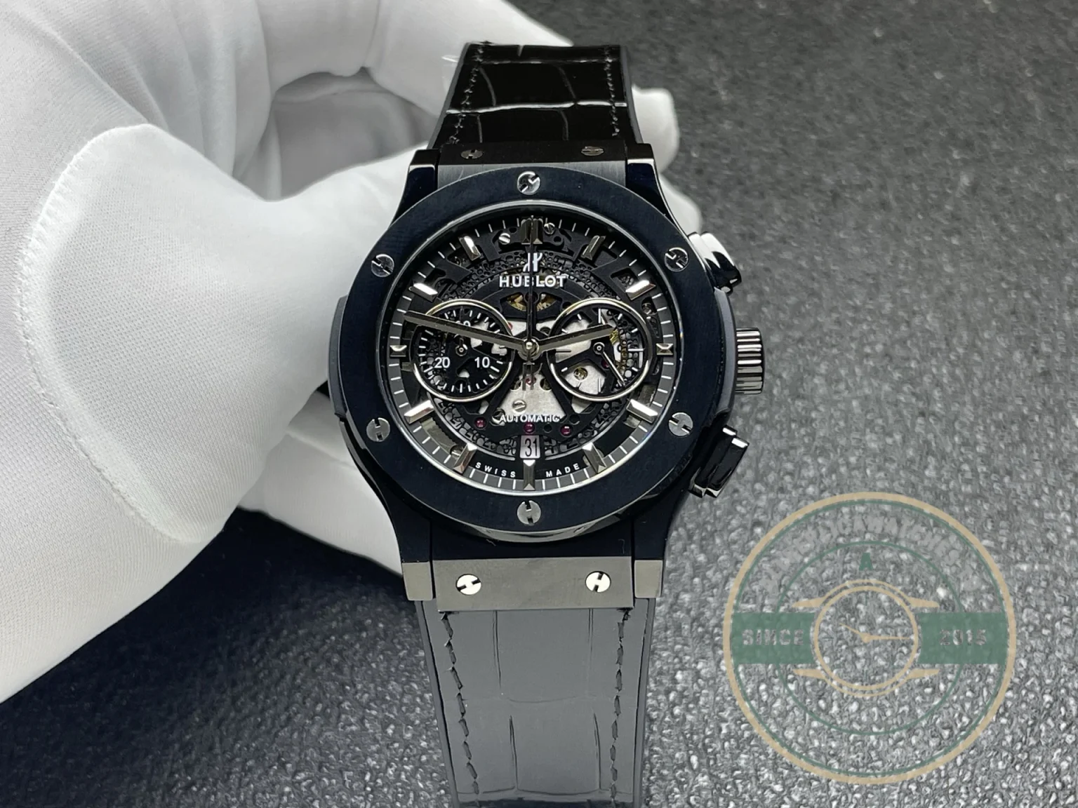 Swiss Replica Hublot Classic Fusion Aerofusion 525.CM.0170.RX Black Dial - Affordable Luxury Replica Timepiece