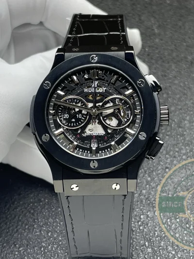 Swiss Replica Hublot Classic Fusion Aerofusion 525.CM.0170.RX Black Dial - Affordable Luxury Replica Timepiece