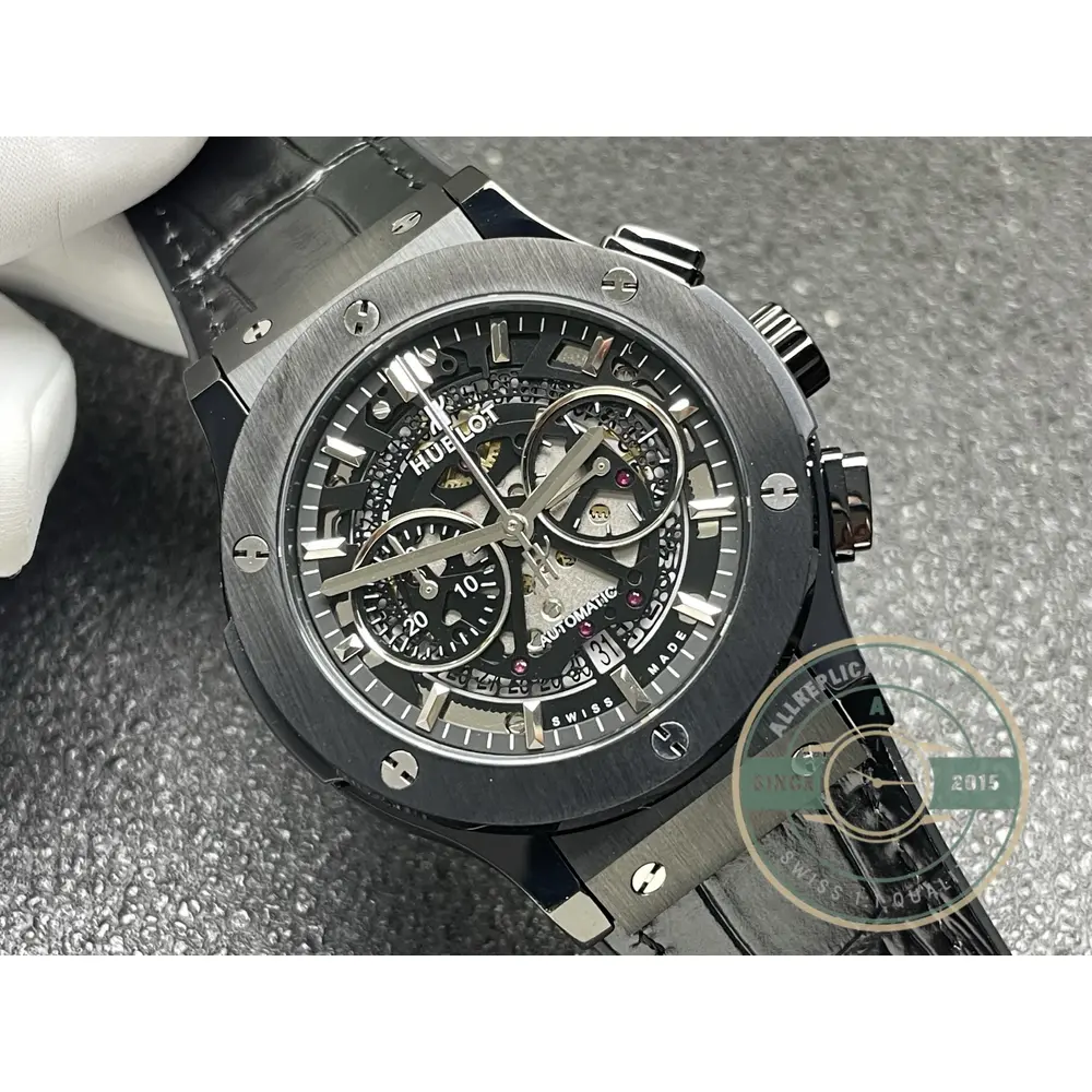 Swiss Replica Hublot Classic Fusion Aerofusion 525.CM.0170.RX Black Dial - 1:1 Swiss Replica Watch