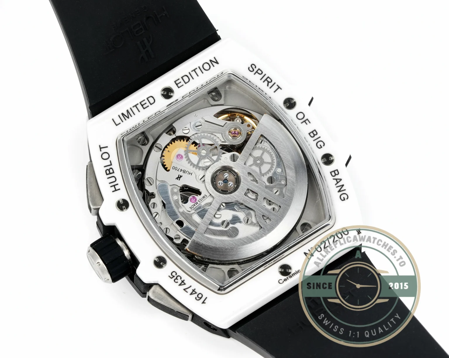 Swiss Replica Hublot Spirit of Big Bang White Ceramic 642.HX.0170.RX - Premium Super Clone Watch