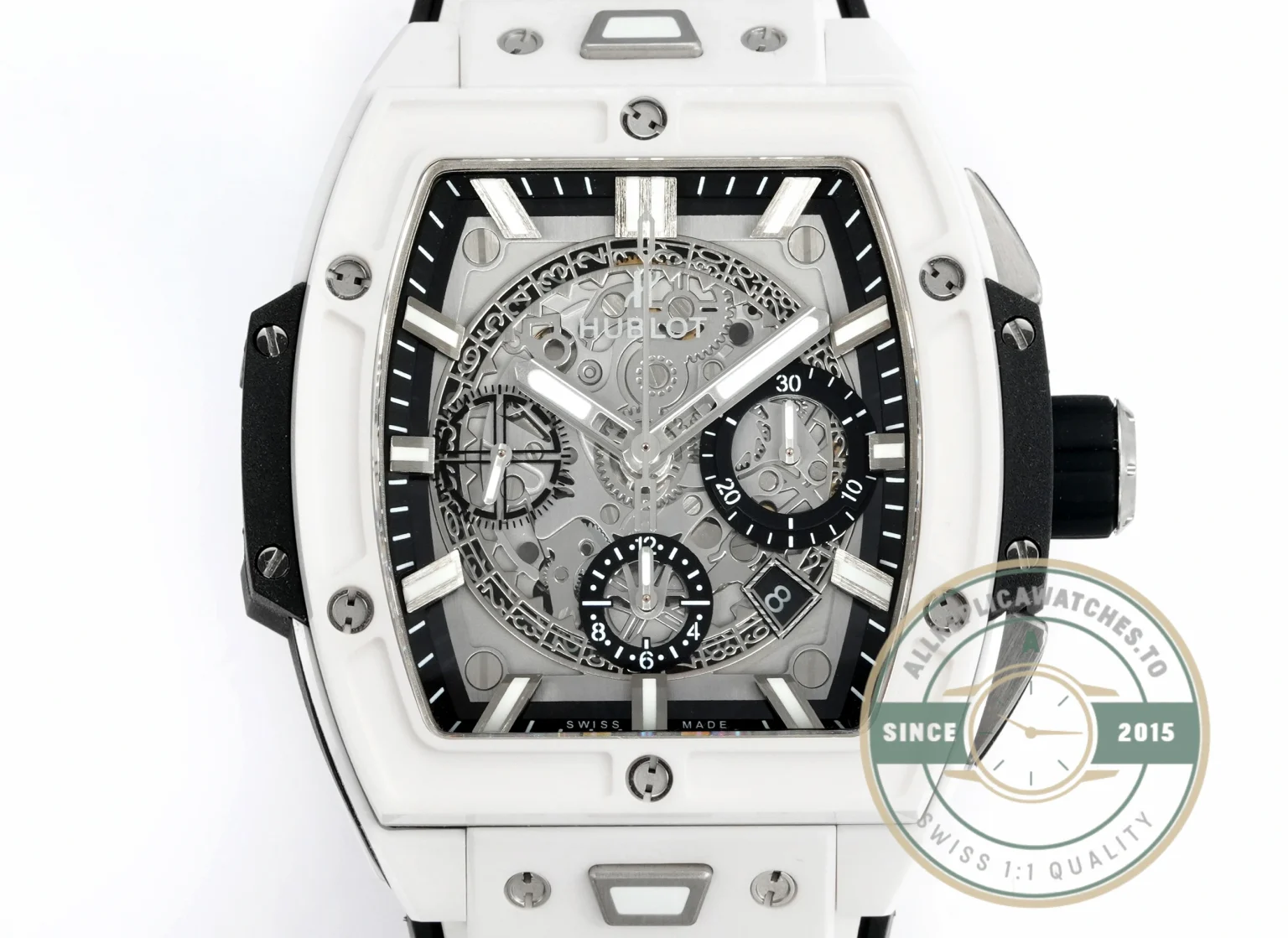 Swiss Replica Hublot Spirit of Big Bang White Ceramic 642.HX.0170.RX - Luxury Replica Watch