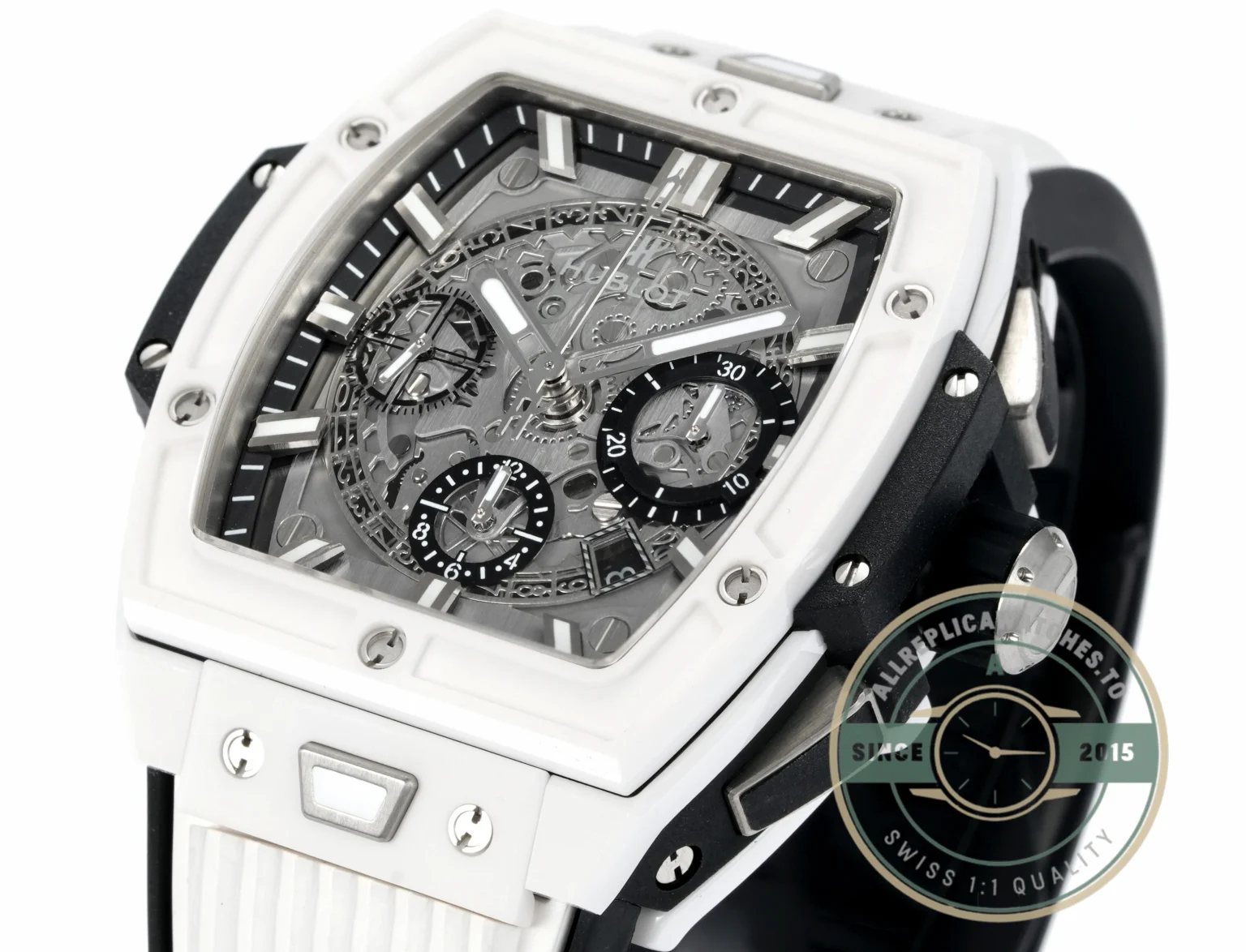 Swiss Replica Hublot Spirit of Big Bang White Ceramic 642.HX.0170.RX - Swiss Movement Replica Watch