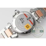 Swiss Replica Pasha de Cartier 30mm Silver Rose Gold W2PA0007 - Top-Tier Swiss Replica Watch