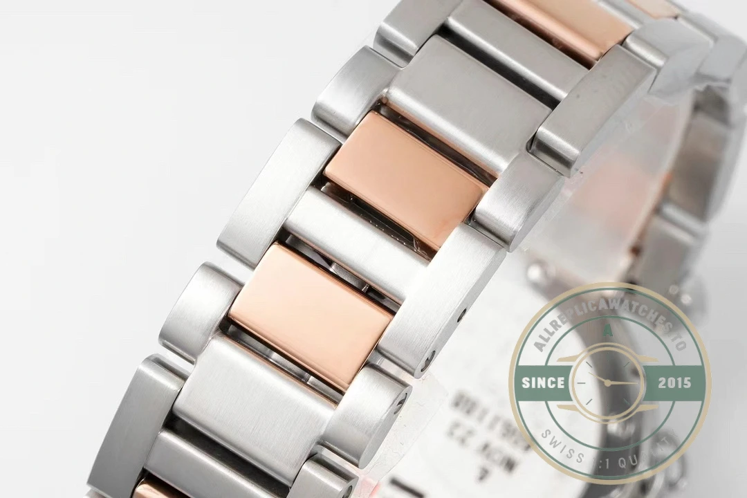 Swiss Replica Pasha de Cartier 30mm Silver Rose Gold W2PA0007 - Budget Luxury Replica Watch