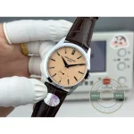 Swiss Replica Patek Philippe Calatrava 6196P-001 38mm Salmon Dial - Budget Luxury Replica Watch