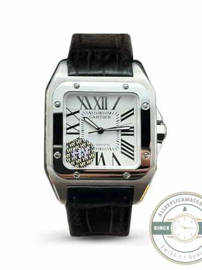 Swiss Replica Santos 100 White Dial W20076X8 - Top-Tier Swiss Replica Watch