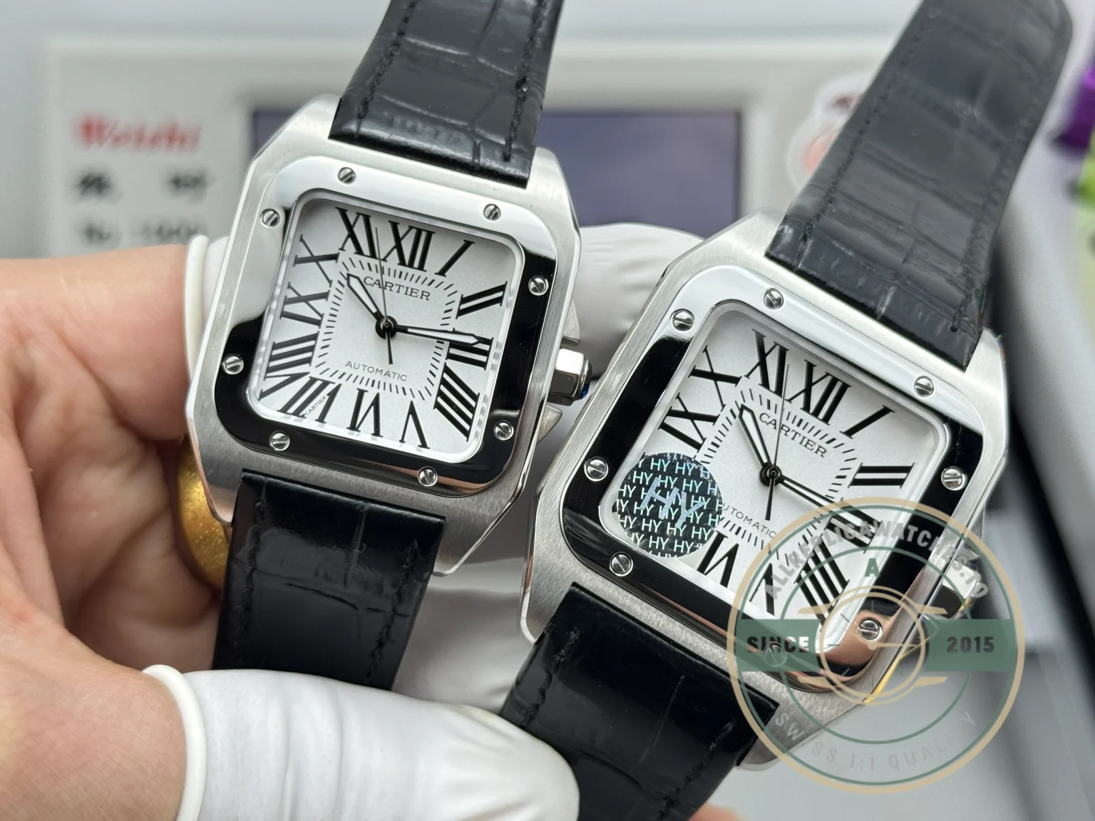 Swiss Replica Santos 100 White Dial W20076X8 - Factory Super Clone Watch