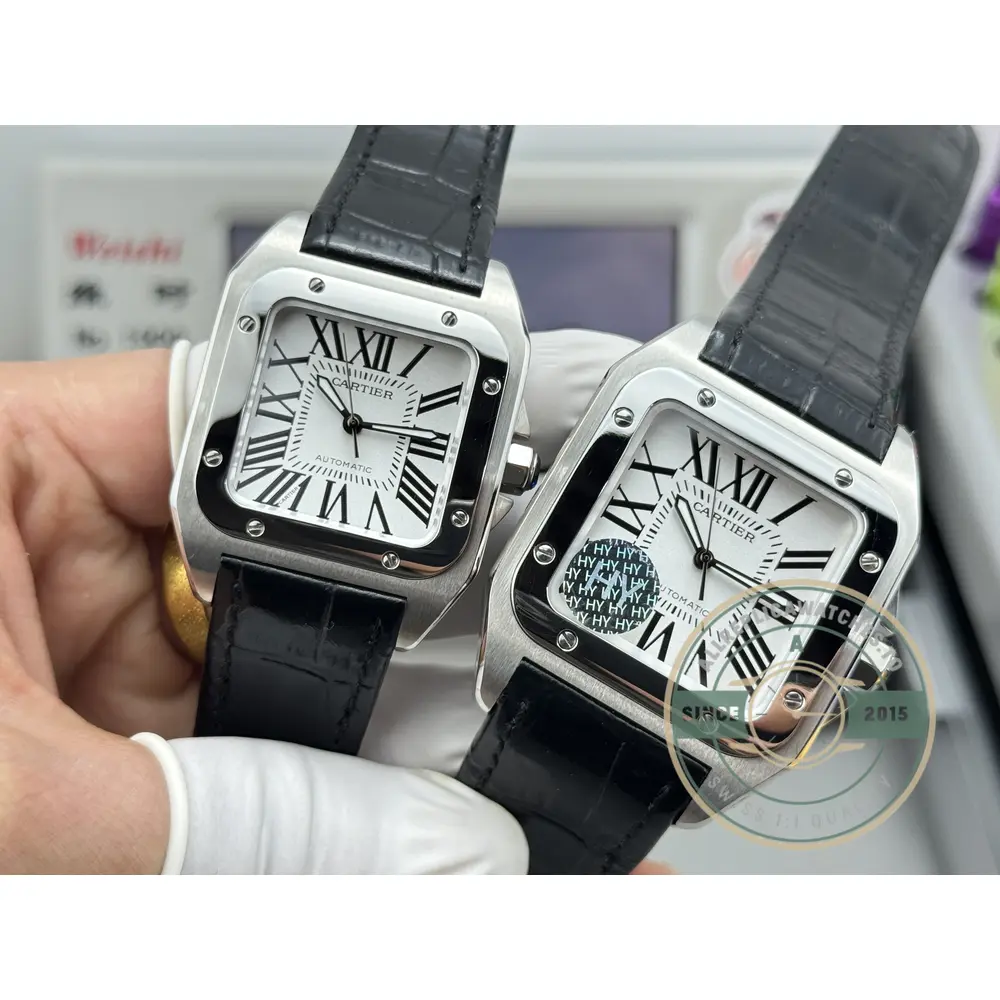 Swiss Replica Santos 100 White Dial W20076X8 - Factory Super Clone Watch