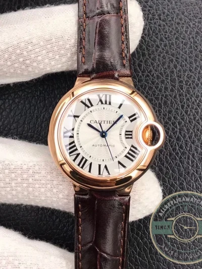 Swiss Replica Ballon Bleu de Cartier 33mm W6920097 - Swiss Movement Replica Watch