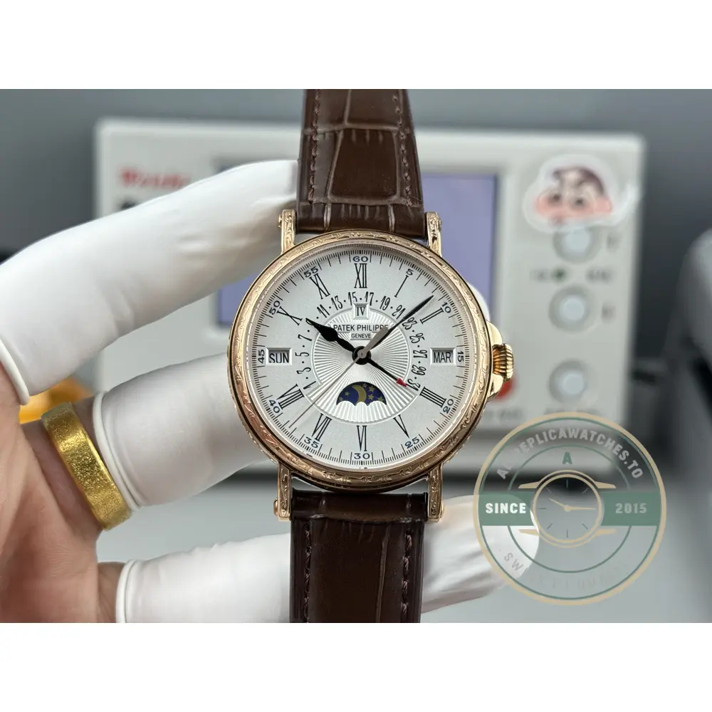 Swiss Replica Patek Grand Complication 5159 Rose Gold Perpetual Calendar - Swiss-Made Clone Watch