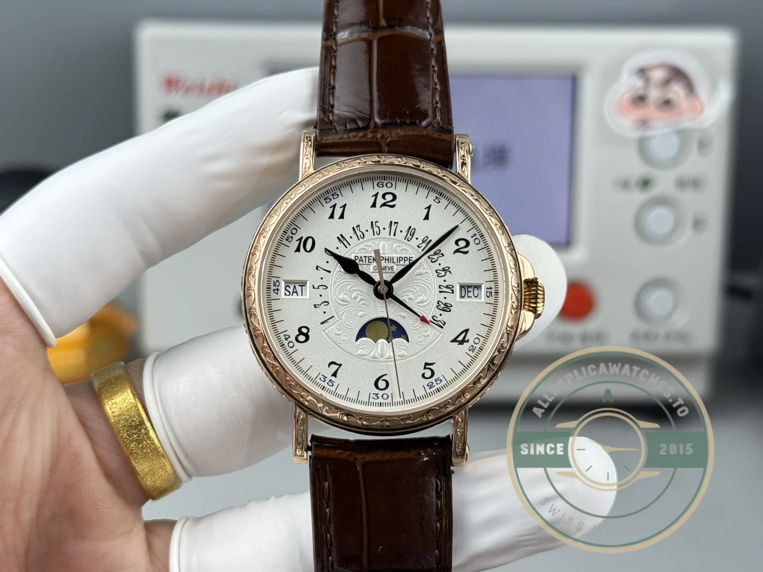 Swiss Replica Patek Grand Complication 5159 Rose Gold Perpetual Calendar - Affordable Super Clone Watch